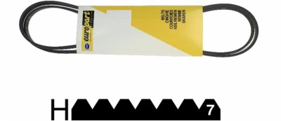 Curea canelata universala pentru uscator de rufe Whirlpool POLY-V 1951H7, 481235818156 foto