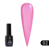 Ojă semipermanentă cu efect de vitraliu Global Fashion 8ml, Tinted Glass 02