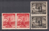 ROMANIA 1952 LP 331 PRIETENIA ROMANO-SOVIETICA PERECHE SERII STARE MNH