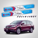 Cumpara ieftin Ștergătoare Honda CR-V Gen IV (RE/RM) SUV 2012-prezent | Set Față Flat Premium &ndash; TeamCar&reg;