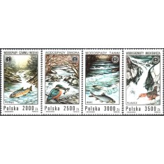Polonia 1992 - Animale, cascade, serie neuzata
