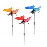 Cumpara ieftin Lampa solara - fluture - multicolor - 12 x 6 x 21,5 cm - 4 LED Best CarHome, Garden Of Eden