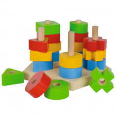 Jucarie din lemn Eichhorn Stacking Toy foto