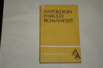 Antologia fabulei romanesti - 1966 foto