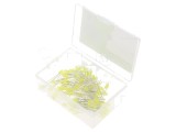 Set LED 3mm Galben 100buc Cutie Plastic