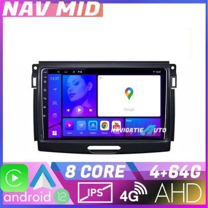Navigatie Ford Ranger 2015-2020 Octa Core EDOTEC-LITE Android Ecran 720P Octa Core 4+64 Carplay Android auto CarStore Technology