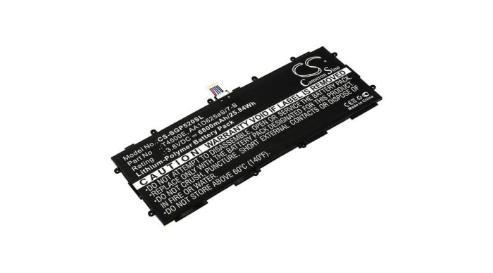 Cameron Sino 6800mAh Samsung GT-P5210,GT-P5200,GT-P5220,Galaxy Tab 3 10.1 Baterie