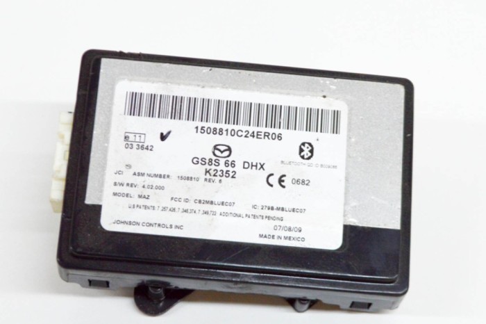Modul de control Bluetooth MAZDA 6 Estate GH 2008 OEM: GS8S66DHX 14962944