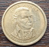 (M1827) MONEDA SUA - 1 DOLLAR 2007, SERIA PRESEDINTI - JOHN ADAMS, America de Nord