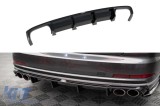 Difuzor Maxton Design pentru bara spate a Audi S8 D5 2019-2021, lac negru Performance AutoTuning