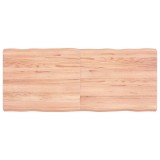 vidaXL Blat masă, 120x50x(2-6) cm, maro, lemn tratat contur organic