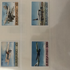 Serie timbre cu avioane, aviatie, nestampilate, MNH