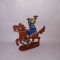 bnk jc Germania - Jean Hoeffler - cavaler medieval cu topor - calare