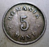 R.006 ROMANIA 5 BANI 1900 CRUCE STANGA