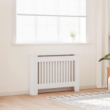 Mască Calorifer Alb 112cm MDF vidaXL - Dulap Radiator Decorativ Modern