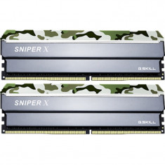 Memorie G.Skill Sniper X Classic Camo 16GB DDR4 2400MHz CL17 1.2v Dual Channel Kit foto