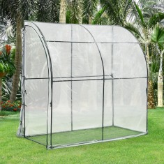 Sera gradina Juta&nbsp;100 x 200 x 215 cm otel/PVC [en.casa] HausGarden Leisure