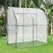 Sera gradina Juta 100 x 200 x 215 cm otel/PVC [en.casa] HausGarden Leisure