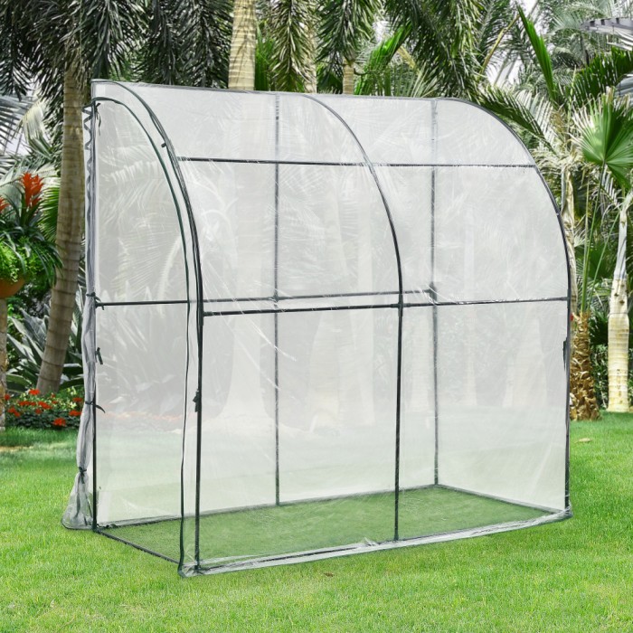 Sera gradina Juta&nbsp;100 x 200 x 215 cm otel/PVC [en.casa] HausGarden Leisure