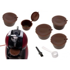 Set 5 capsule reutilizabile pentru Aparatele de Cafea Dolce Gusto (Espressoare
