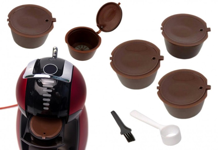 Set 5 capsule reutilizabile pentru Aparatele de Cafea Dolce Gusto (Espressoare