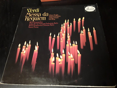 [Vinil] Chor der St. Hedwigs-Kathedrale Berlin - Verdi - Messa da Requiem - 2LP foto