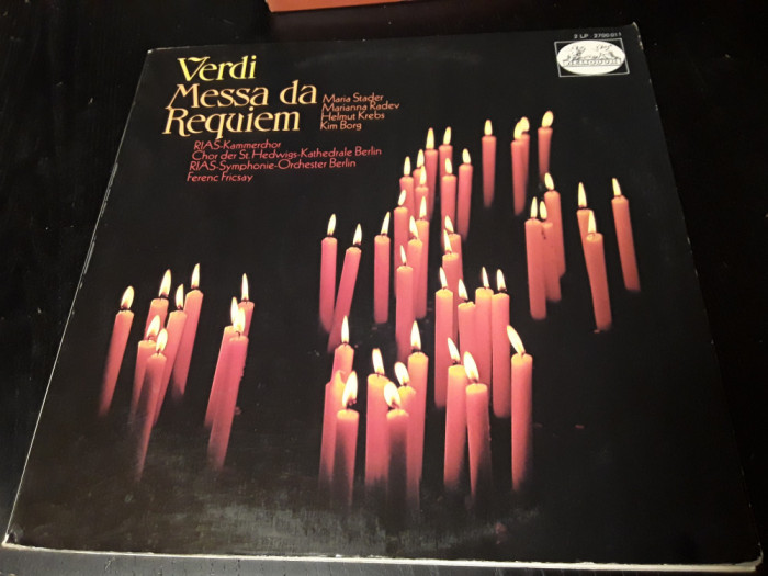 [Vinil] Chor der St. Hedwigs-Kathedrale Berlin - Verdi - Messa da Requiem - 2LP