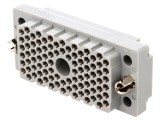 Conector dreptunghiular soclu hermafrodit policarbonat