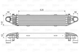 VALEO 818617 Intercooler, compresor