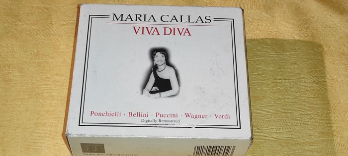 5 cd. Compact discuri de colectie MARIA CALLAS - VIVA DIVA impecabile