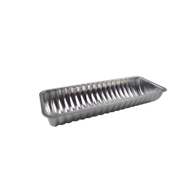 Forma copt paine si chec, Tabla cositorita, ondulata, 31x12.5 cm foto