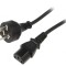 Cablu Alimentare IEC C13 1.8m Negru