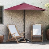 vidaXL Parasol de Grădină Roșu bordo 294 x 150 x 224 cm țesătură 42003271