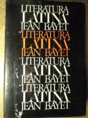 LITERATURA LATINA - JEAN BAYET foto