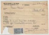 Romania, Cassa de Pastrare S.A., Confirmare, Oravita, 1939