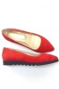 Balerini din piele Red Cora, 35 - 41, Rosu, Ingiro