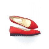 Balerini din piele Red Cora