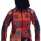 Jacheta cu gluga pentru femei Ezhippie, cu maneca lunga, multicolor, marime M - OUTLET