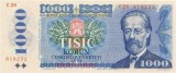 CEHOSLOVACIA █ bancnota █ 1000 Korun █ 1985 █ P-98 █ UNC █ necirculata