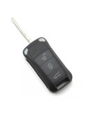 Carcasa cheie tip briceag, 3 butoane pentru Porsche Cayenne