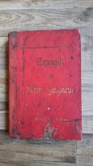 Le Saint Evangile de Jesus-Christ - Concordance des quatre Evangiles avec Les actes des apotres foto