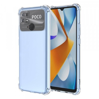 Husa pentru Xiaomi Poco C40, Techsuit, Shockproof Clear, Transparenta foto