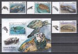 Angola 2018 - Țestoase, Serie cu Tapsuri + Colita, MNH