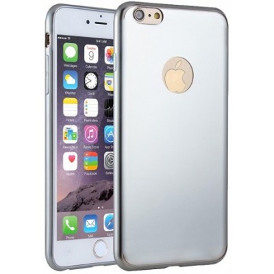 Husa pentru Apple iPhone 7 Plus TPU placata Argintiu foto