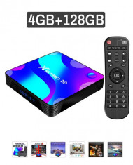 android media tv box player transpeed 2.4g 5.8g wifi 128g 4k bluetooth foto