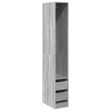 Cumpara ieftin Sifonier, gri sonoma, 30x50x200, lemn prelucrat