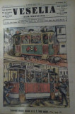 Ziarul Veselia : TRAMVAIUL ELECTRIC TURCESC ȘI TRAMVAIUL DIN BUCUREȘTI, 1914