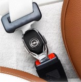 Centură falsă auto OPEL, piele și chrom, 1 BUC