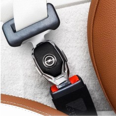 Centură falsă auto OPEL, piele și chrom, 1 BUC