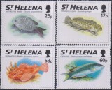 Timbre cu pești din St. Helena